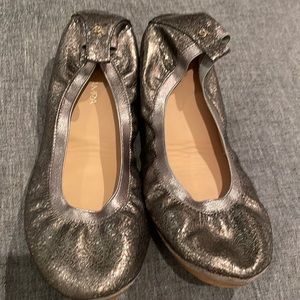 Yoshi Samra metallic ballet flats